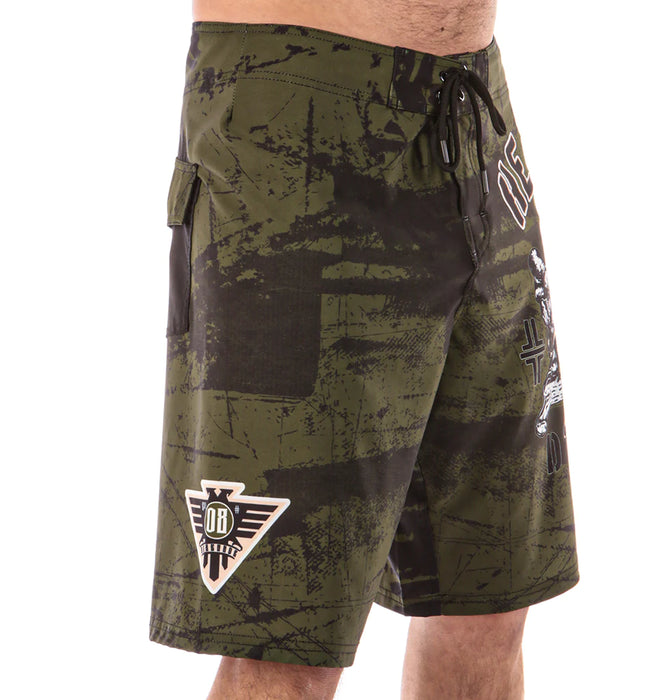 THE STAND AND DELIVER - BOARDSHORTS - KHAKI