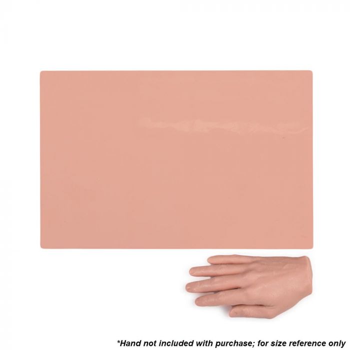 A Pound of Flesh Tattooable Synthetic Canvas — 11” x 17” — 3mm Pink Tone