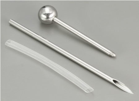 16g Needle Sleeves - Change our Regular Piercing Needles into Cathether Style Needles - 100 Sleeves - 1.6mm ~ 14g Sleeves - PrimalAttitude.com - 1