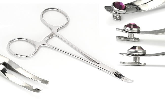 WORLDS THINNEST MicroDermal Surface Anchor Holder Tool - Great for Changing Tops - PrimalAttitude.com - 3
