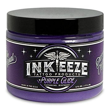 Purple Glide - INK-EEZE TATTOO OINTMENT - 6oz