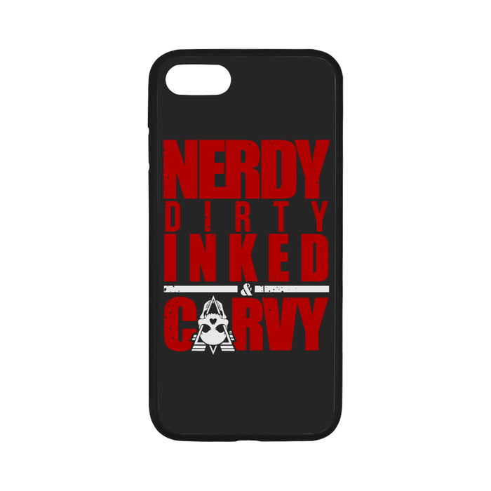 NERDY RED - iPhone 7 Case 4.7”