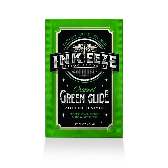 Green Glide - INK-EEZE - Tattoo Ointment 5ml Packet