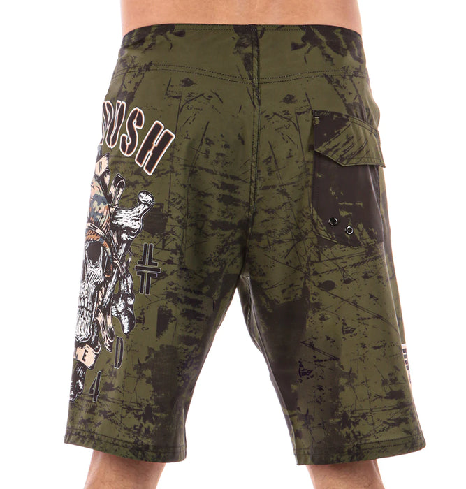 THE STAND AND DELIVER - BOARDSHORTS - KHAKI