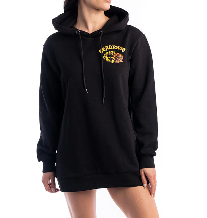 THE AUGMENT BLK - OVERSIZED PULLOVER HOODIE