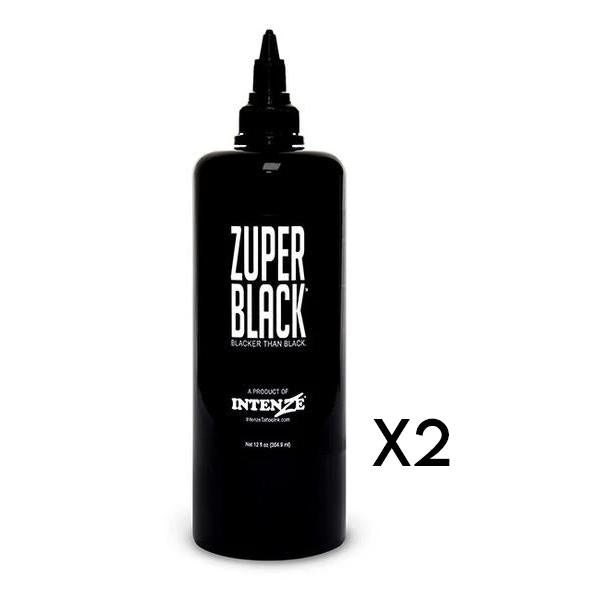 Zuper Black Tattoo Ink X 2 Bottles