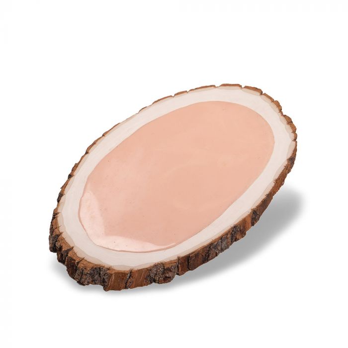 A Pound of Flesh Gallery Series Tattooable Synthetic Round Wooden Plank — Large