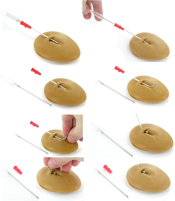 18g or 16g or 14g Cannula Piercing Needle - European Method of Body Piercing - PrimalAttitude.com - 2
