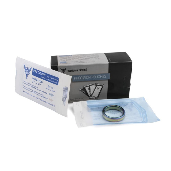 200 Sterilization Self Seal Autoclave Pouches 3-1/2"x5-1/4" (90mmx135mm) - Price Per Box