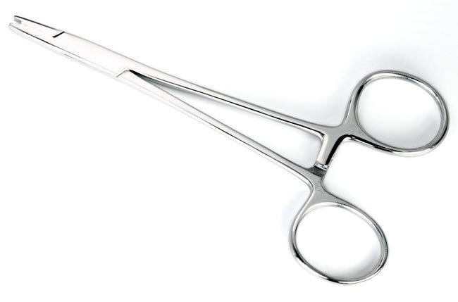 MicroDermal Surface Anchor ABSOLUTE BEST Forceps 5" long with 2mm Jaws - PrimalAttitude.com - 1