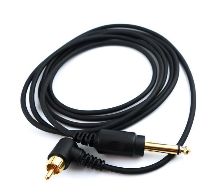 Precision 8' Long Right Angle Gold-Plated RCA Cable
